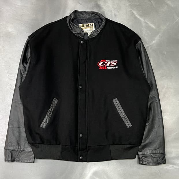  MIDWEST 레더 바시티 자켓 y14567