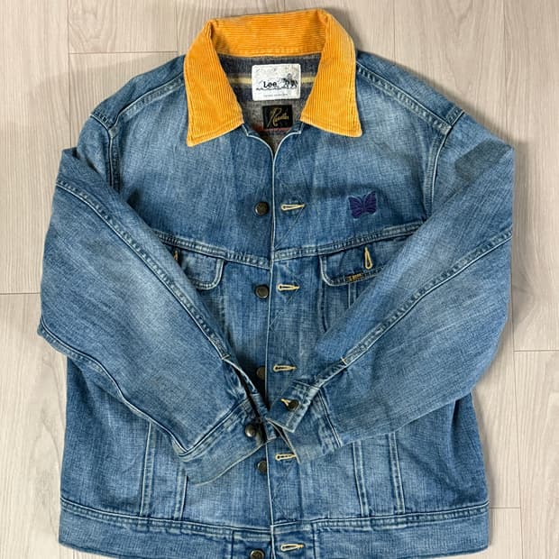 니들스 X 리(needles X Lee) 스톰라이더 데님 자켓 S 