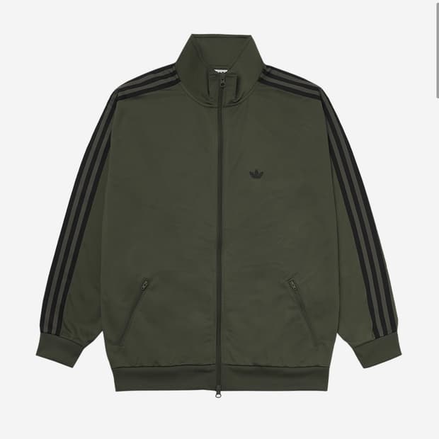 아디다스 BB 트랙탑 젠더 뉴트럴 올리브 스트라타