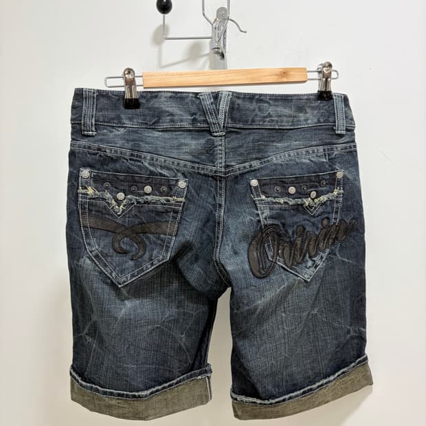  Oririn Jeans 펑크 y2k 데님 팬츠 반바지