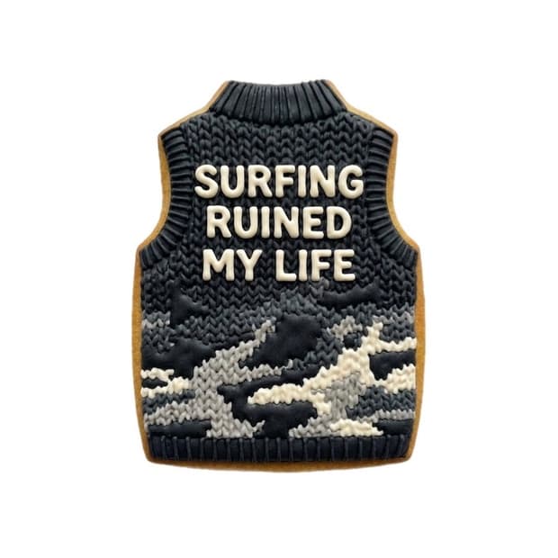 Jpn Black Cowichan Knit Vest