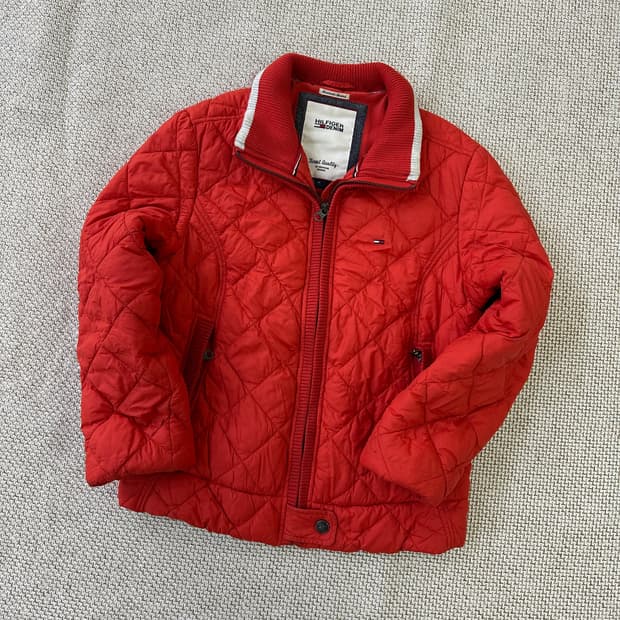 M 타미힐피거 퀼팅 자켓 0326D