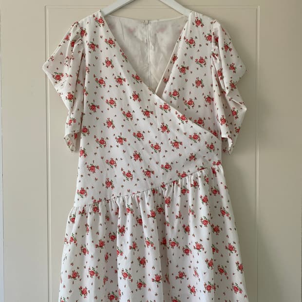 빈티지 로즈 미니 원피스