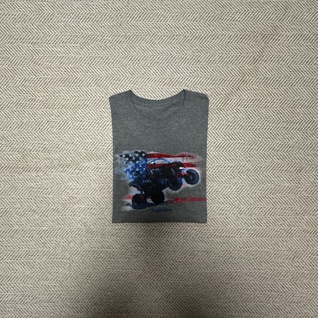 VINTAGE usa printing t-shirt