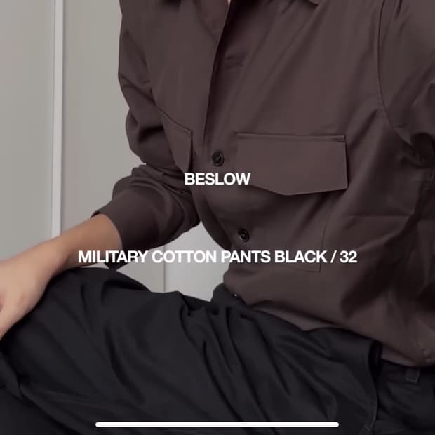 데릭 추천 비슬로우 셔츠 브라운 s