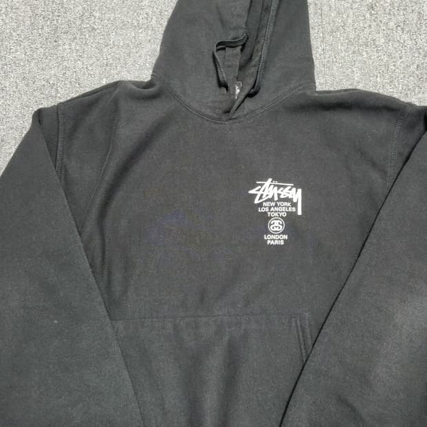 스투시 월드투어 후드티