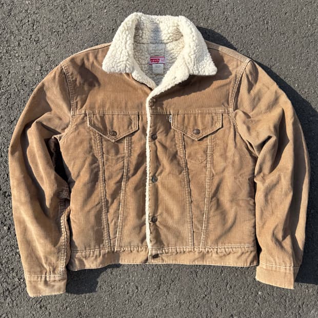 70-80s usa Levis 리바이스 쉐르파 코듀로이 트러커 자켓