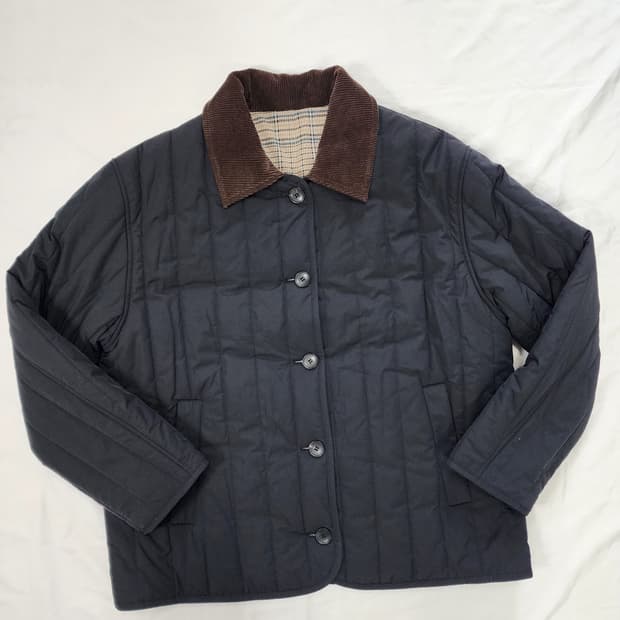 스튜디오 톰보이 퀄팅 코듀로이 카라 자켓