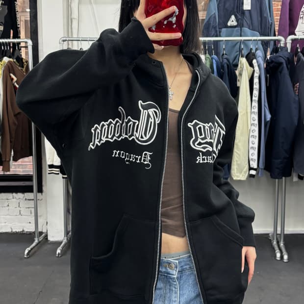 도그타운 블랙 드래곤 올드스쿨 후드집업