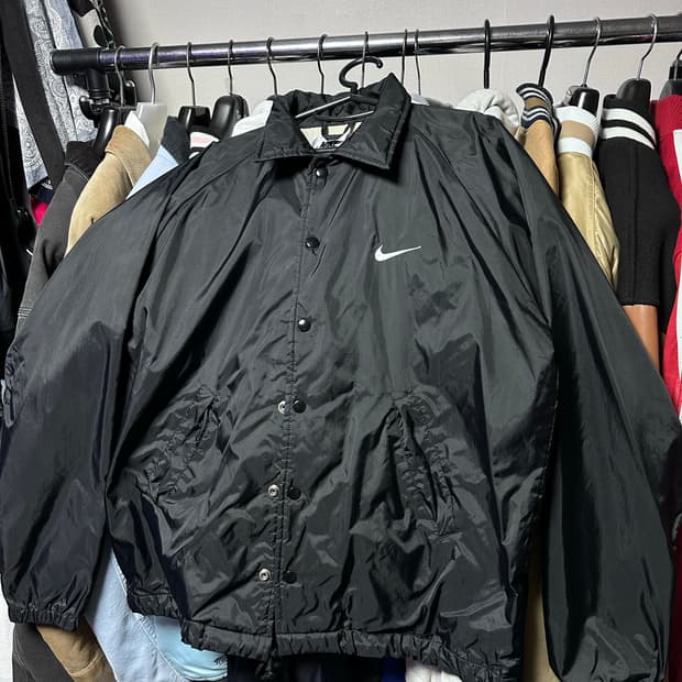 90s Nike 나이키 블랙 코치 자켓  XL