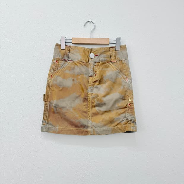 빈티지 Avirex 카모플라쥬 카고 미니 스커트