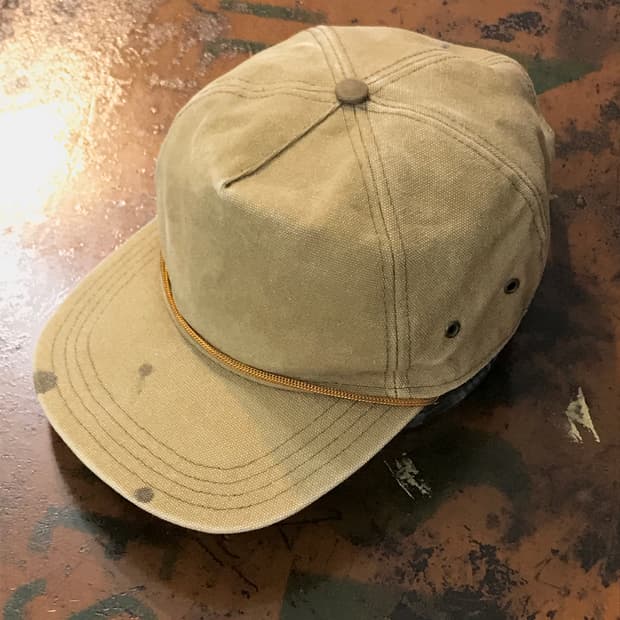 Vans 반스 베이지 캔버스 스냅백 모자 남녀공용