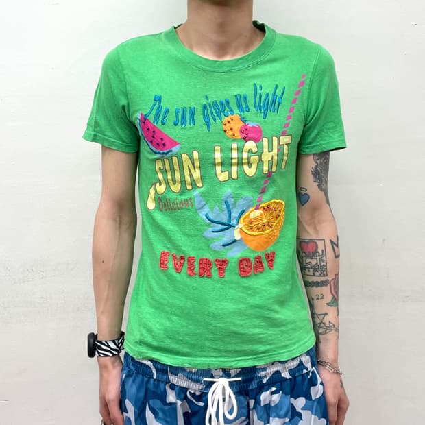 Summer Watermelon Fruit Green T-Shirt