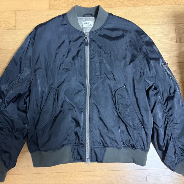 [1] 러프사이드 ma 1 마원 봄버 자켓 애쉬 블랙