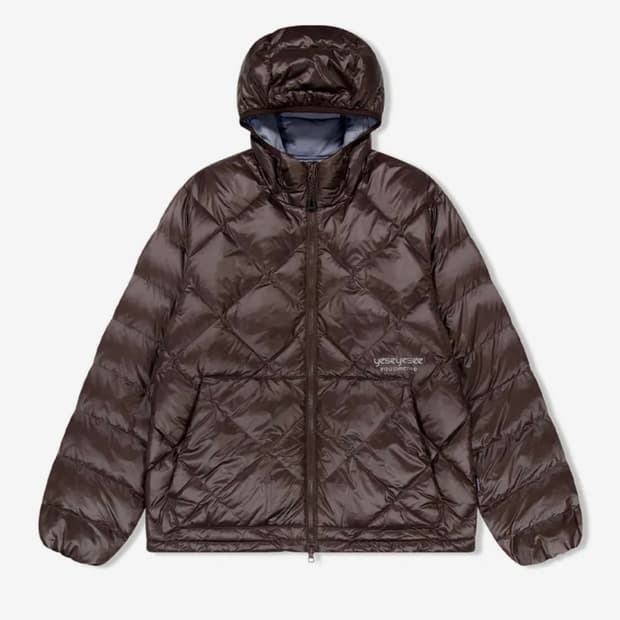 예스아이씨 Wafer Goose Down Jacket Brown 