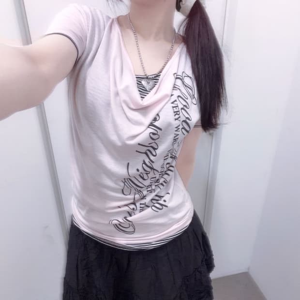 레이어드 펑크 반팔티