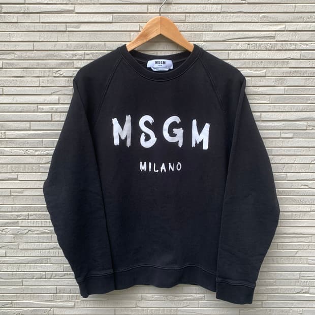 MSGM 맨투맨 스웻셔츠 (black)