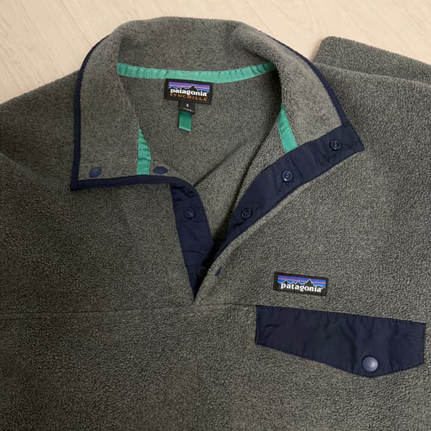 파타고니아 신칠라 차콜 네이비 남성 S