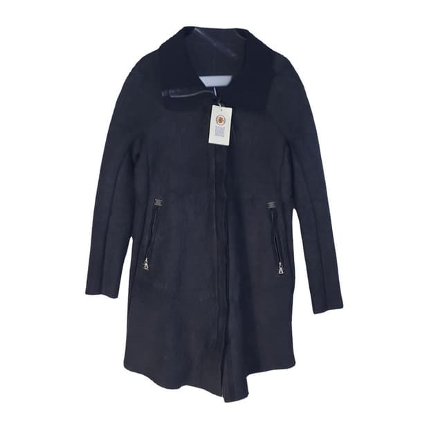 아이작 세럼 램스킨 롱자켓