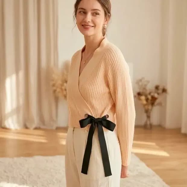 미샤 한섬 가디건 ~55반