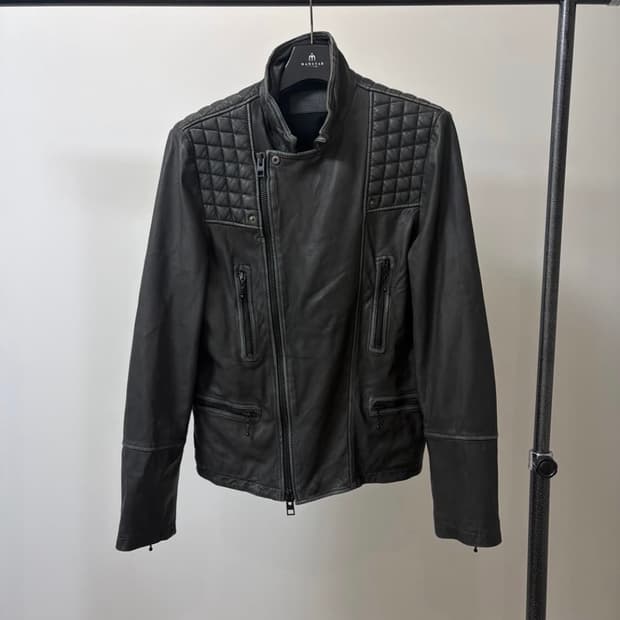 (L) Allsaints 올세인츠 아머 레더 자켓