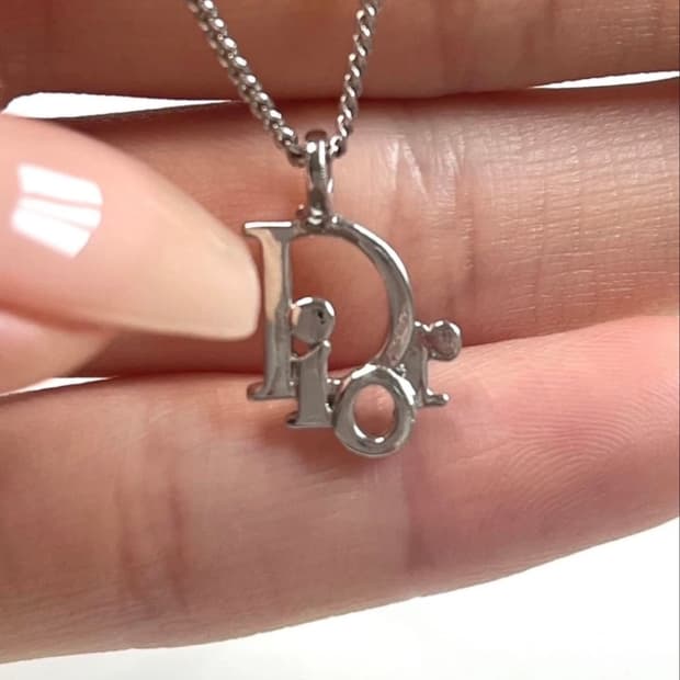 디올 Dior 미니 오블리크 목걸이 정품