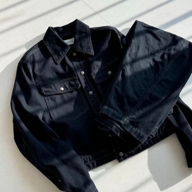 르메르 20ss 데님 트러커 셋업 48 44