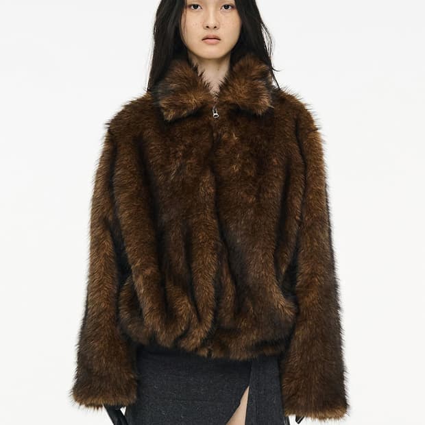 Cerric 세릭 brushed fur jacket 퍼자켓 새상품