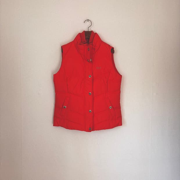 엘르 골프 여성 다운 패딩 베스트 조끼 자켓 