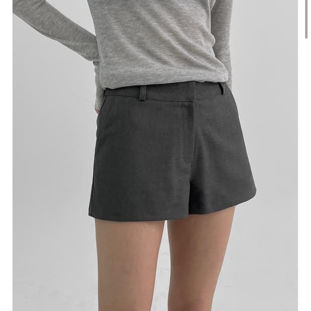 블랙업 비폴렌 숏팬츠 반바지 (S/S) 차콜 S