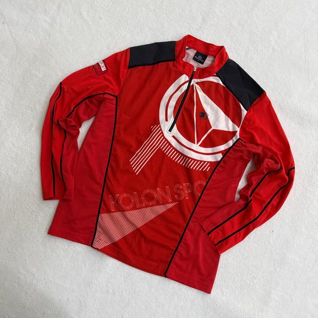 100 코오롱 기능성 하프집업 0323T