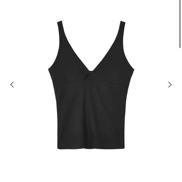 V NECK SLEEVELESS T-SHIRTS (CHARCOAL)