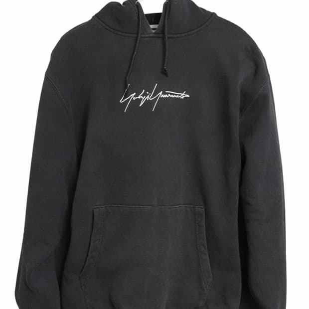 요지 야마모토 뿌르옴므 레터링 후드 YOGJI YAMAMOTO