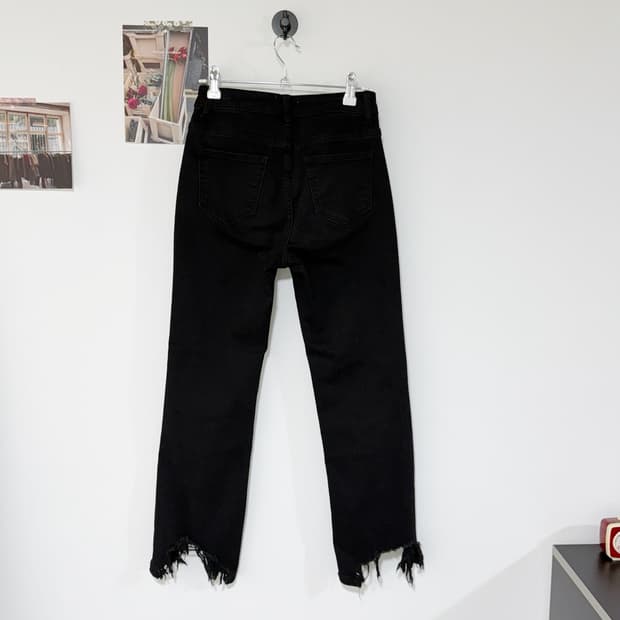 [26] 아크네스튜디오 하이라이즈 크롭 블랙진