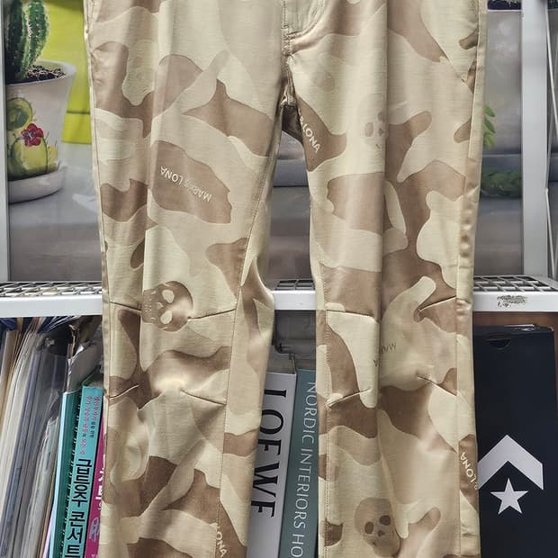 마크앤로나 남성골프바지 32 밀티터리 데저트 카모 골프밴츠 MM55