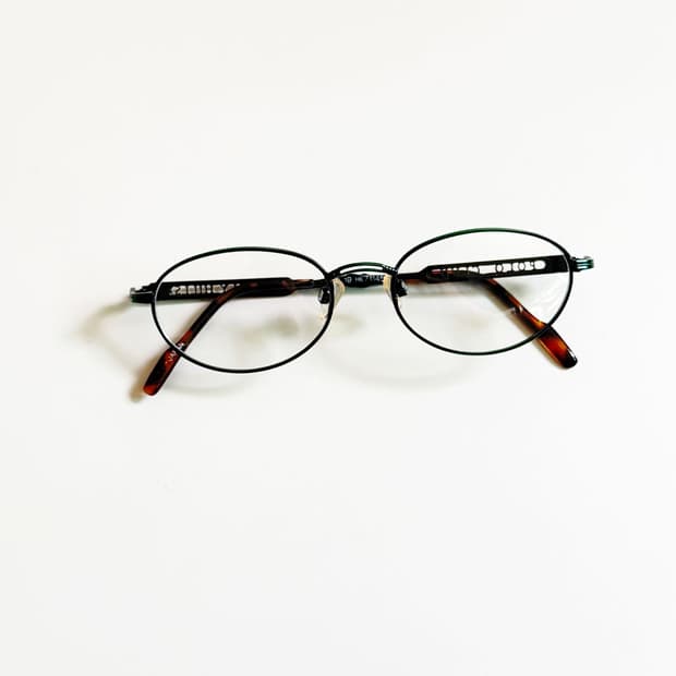 90s 일본제 베버리 힐즈 폴로클럽 슬림라운드 빈티지 안경