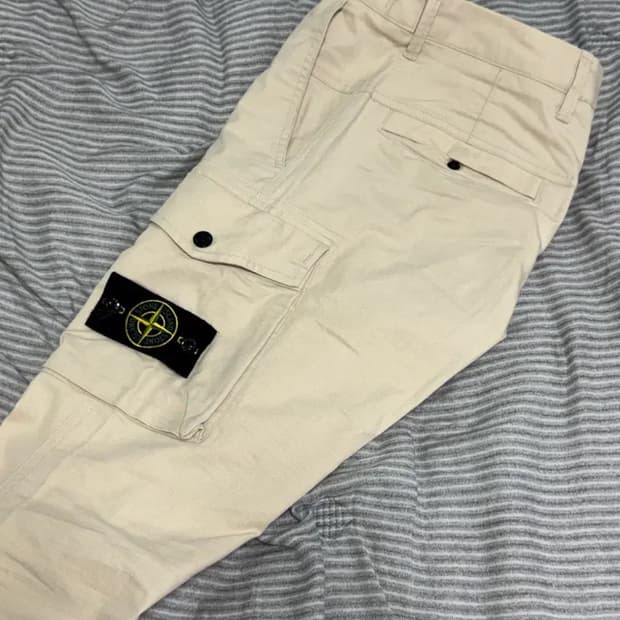 스톤아일랜드 베이지 카고 팬츠(28~29)