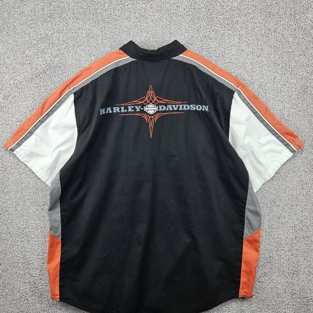 할리데이비슨 바이커 하프 반팔 셔츠 ( 2XL ) / 11819