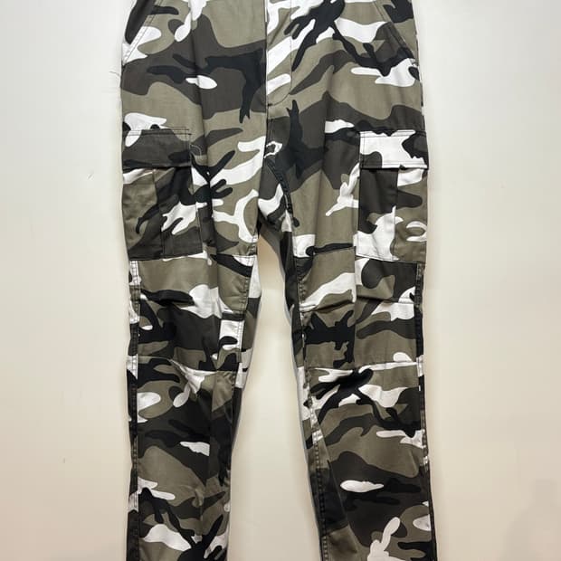 카모 밀리터리 카고 바지