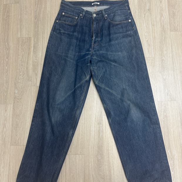 오라리 하드 트위스트 5p 와이드 데님 판매