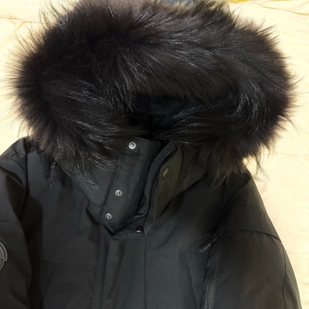 코오롱스포츠 안타티카 남성 블랙 패딩 95 