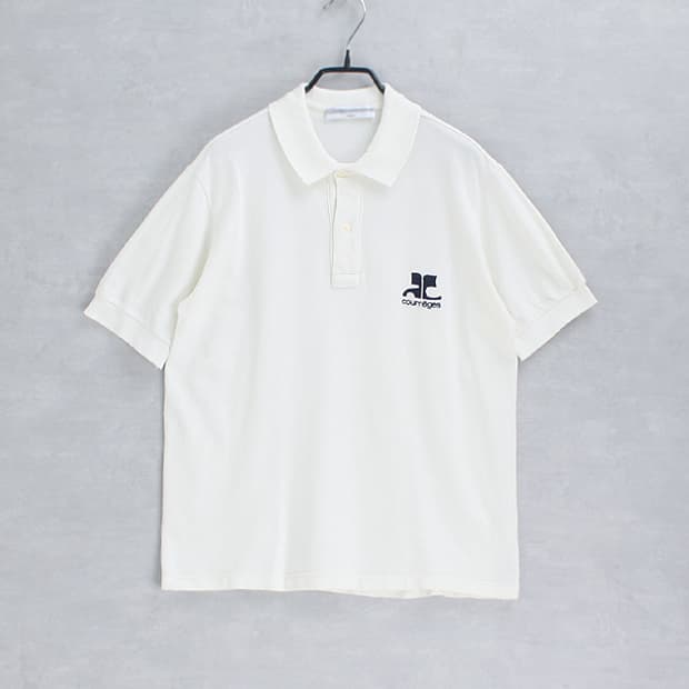 courreges _ pique polo shirt