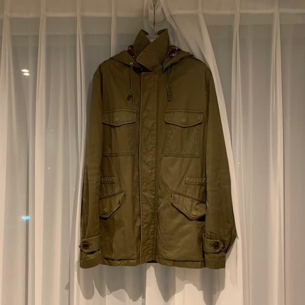 꼼데가르송 옴므 밀리터리 파카 야상