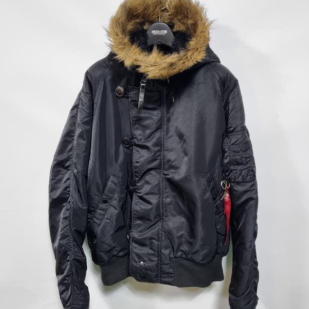 알파인더스트리 n-2B 후드 항공자켓 L