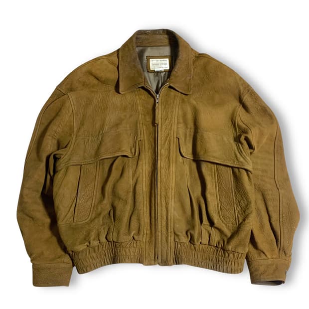 [XL] 80s LONE PINE USA Leather jacket
