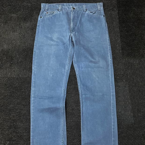 90s Levis 리바이스 505 오렌지탭 라이트블루 청바지