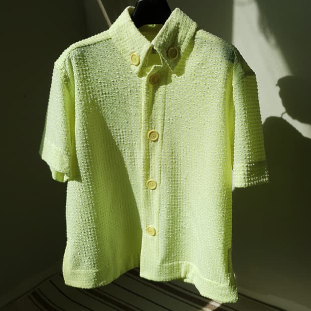 DIRK BIKKEMBERGS seersucker  shirts