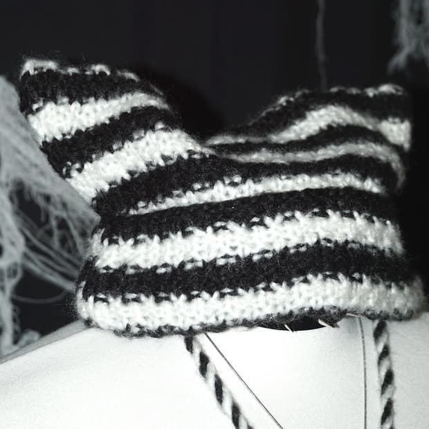 punk cat ear beanie
