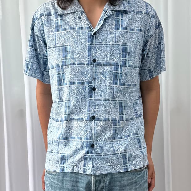 [S-M]폴로 CHAPS 하와이안 셔츠