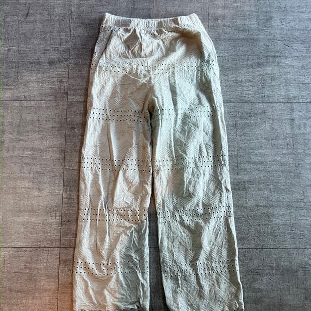 일본빈티지 Reca 하구미모리걸 달천깔페어리 레이어드 크로셰팬츠